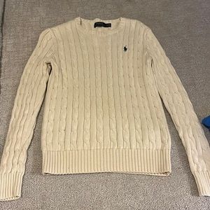 ralph lauren white sweater